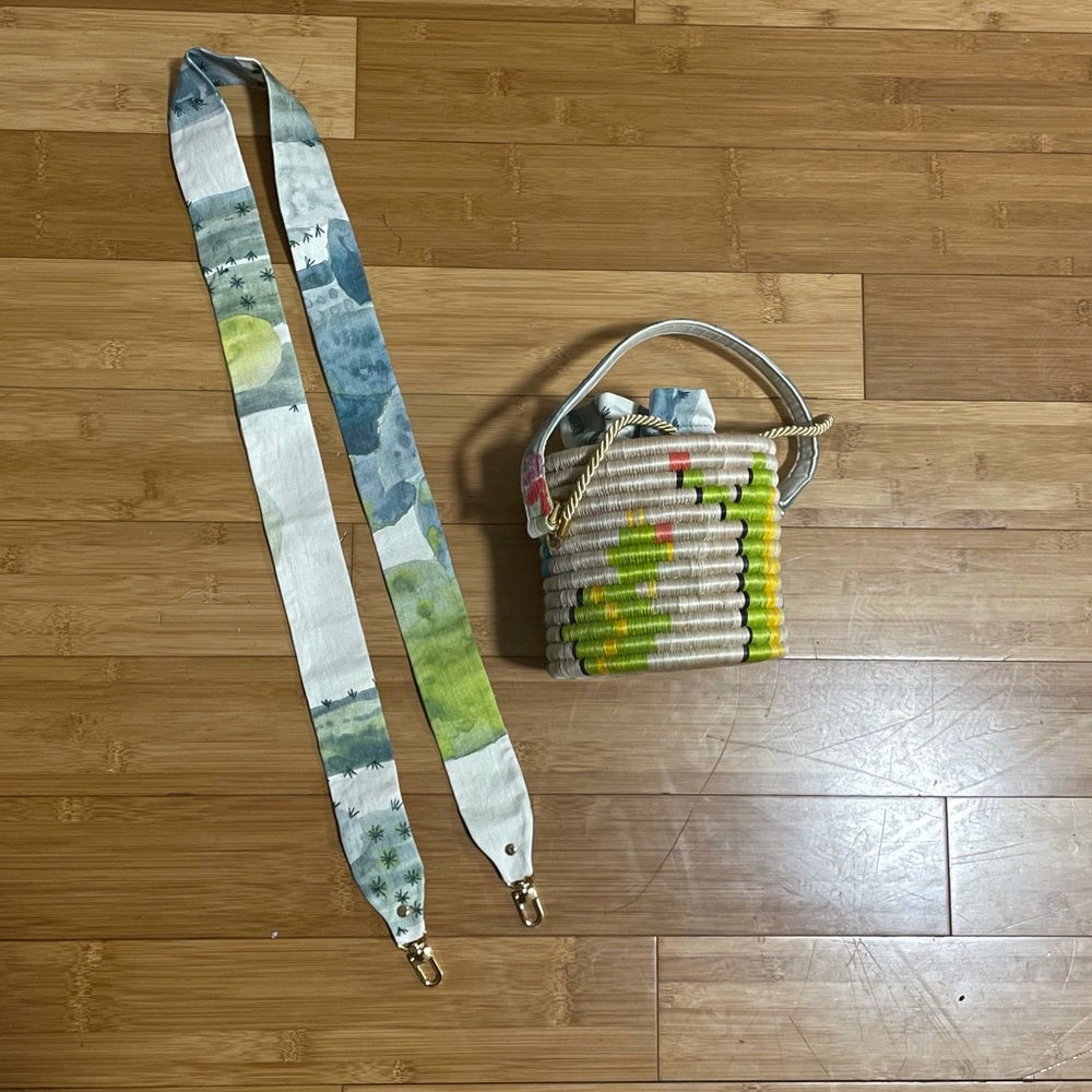 maison ALMA - Straw Bucket Bag